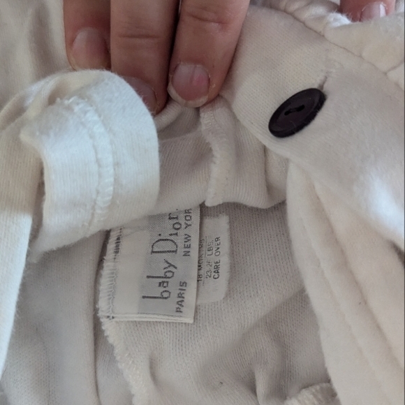 Striped Baby Outfit with White Pants - Picture 2 of 3